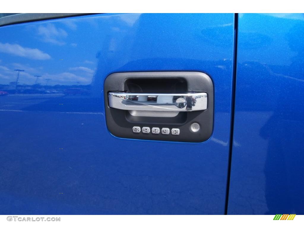 2011 F150 XLT SuperCrew - Blue Flame Metallic / Pale Adobe photo #38