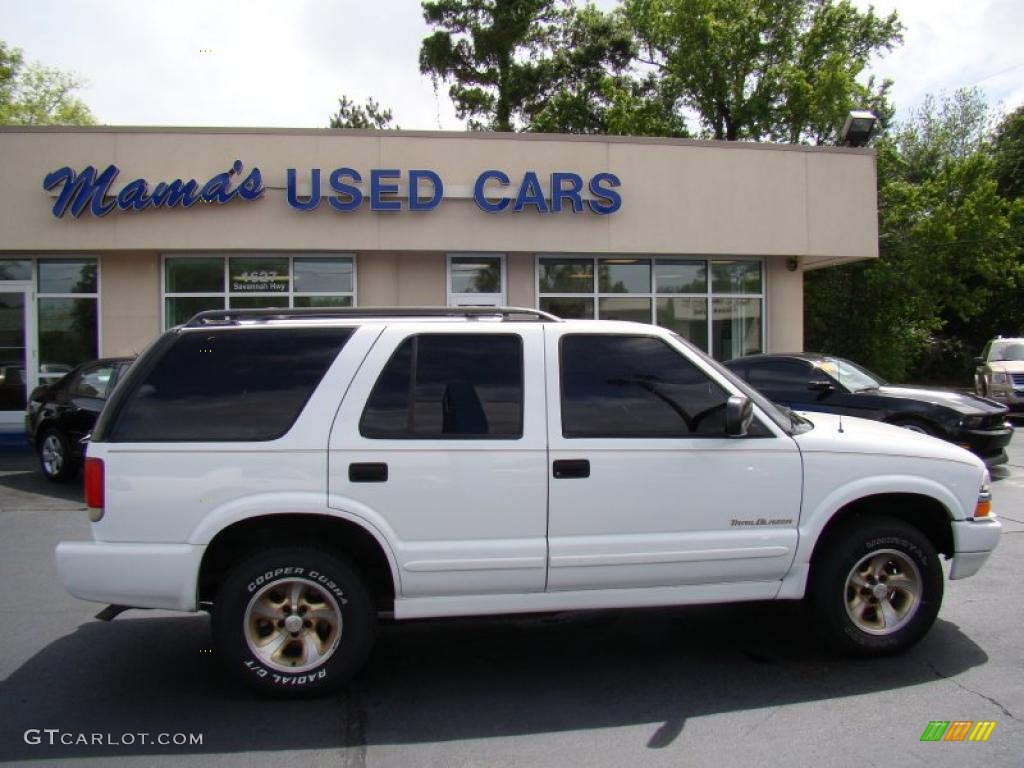 2000 Blazer Trailblazer - Summit White / Beige photo #1