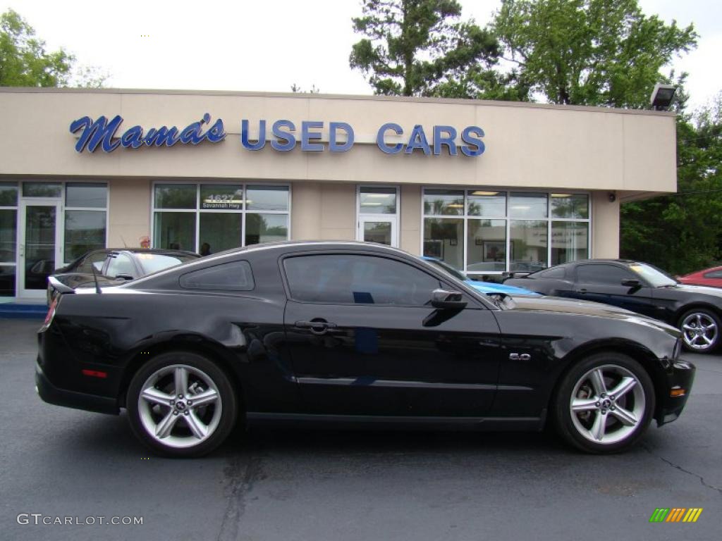 2011 Mustang GT Premium Coupe - Ebony Black / Charcoal Black photo #1