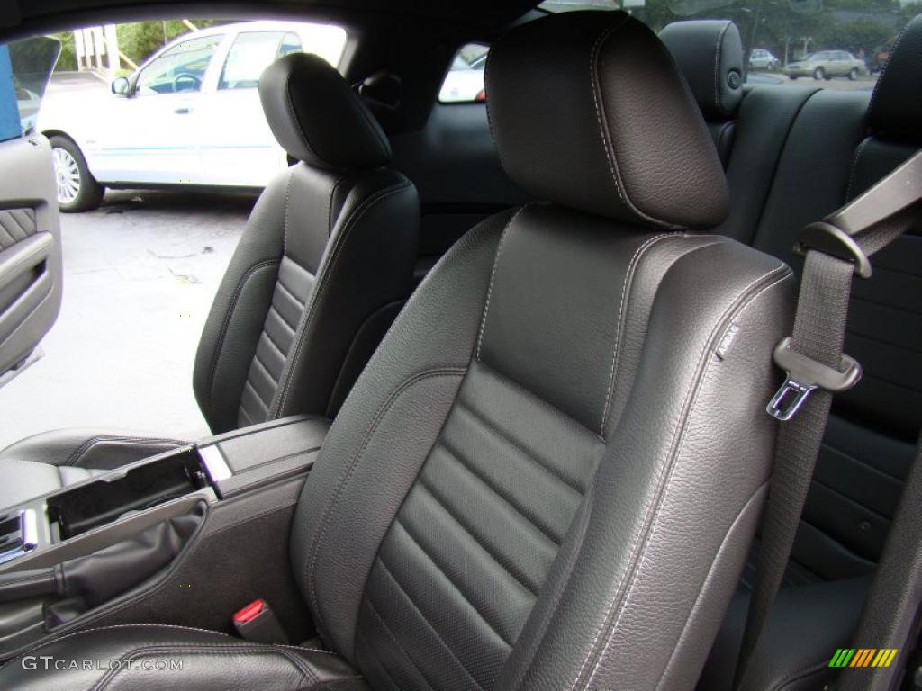 Charcoal Black Interior 2011 Ford Mustang GT Premium Coupe Photo #48557351