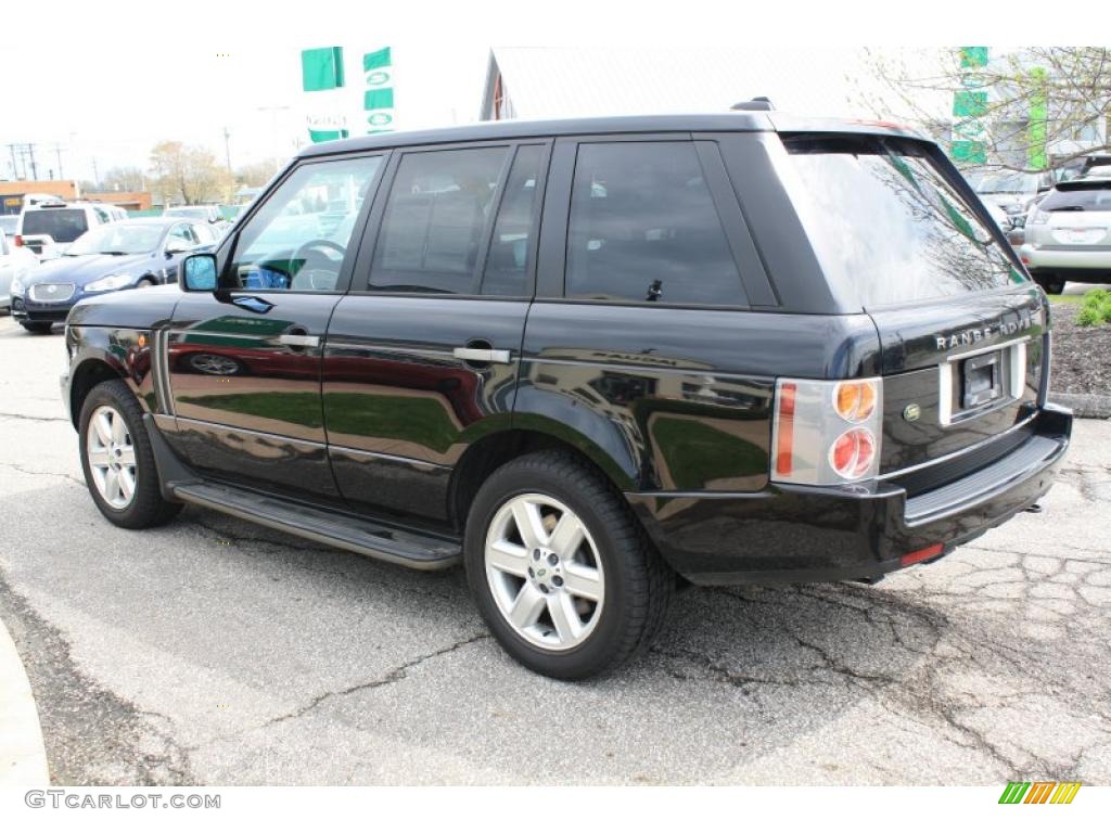 2005 Range Rover HSE - Java Black Pearl / Charcoal/Jet photo #4