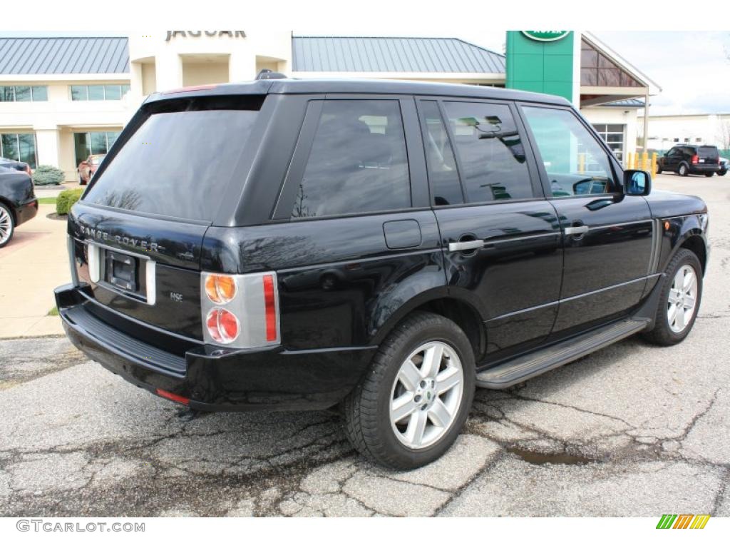 2005 Range Rover HSE - Java Black Pearl / Charcoal/Jet photo #6