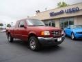 2001 Toreador Red Metallic Ford Ranger XLT SuperCab  photo #2