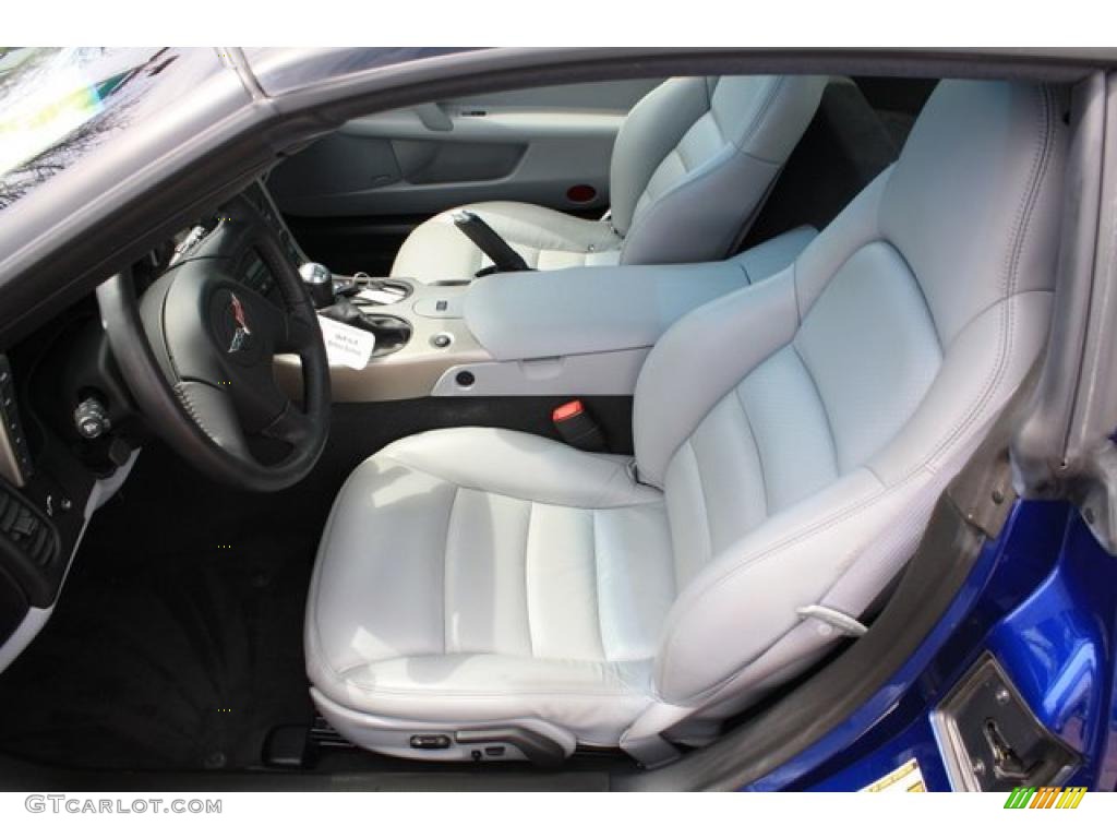 Steel Grey Interior 2005 Chevrolet Corvette Coupe Photo #48558200