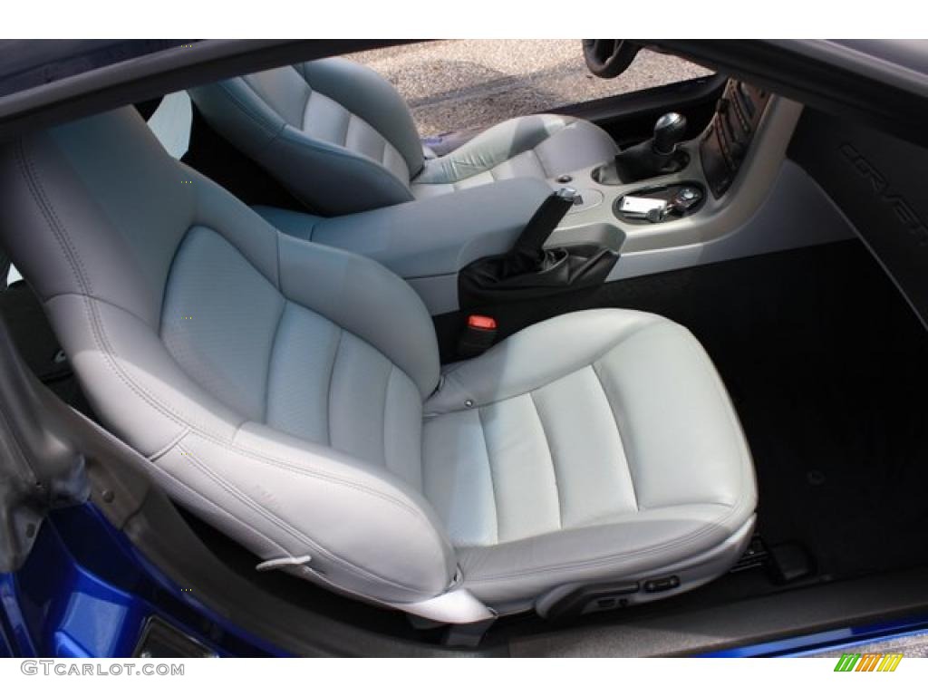 Steel Grey Interior 2005 Chevrolet Corvette Coupe Photo #48558209