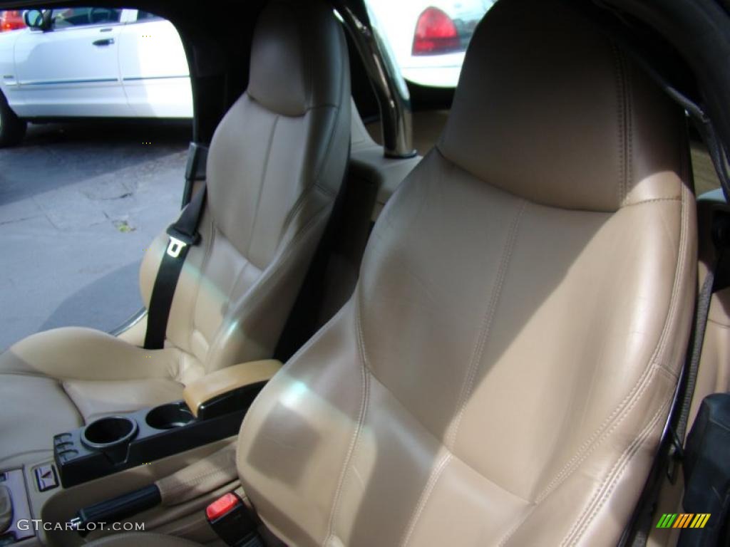 Beige Interior 2001 BMW Z3 3.0i Roadster Photo #48558644