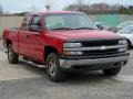 1999 Victory Red Chevrolet Silverado 1500 Extended Cab 4x4  photo #3