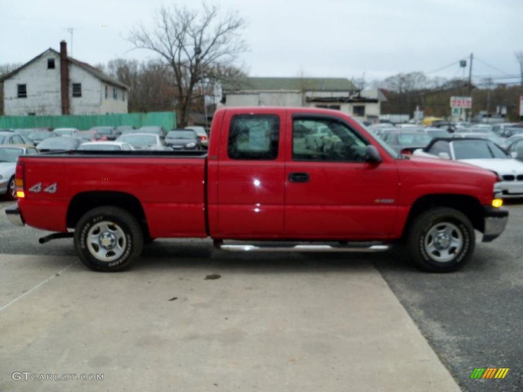 1999 Silverado 1500 Extended Cab 4x4 - Victory Red / Graphite photo #9