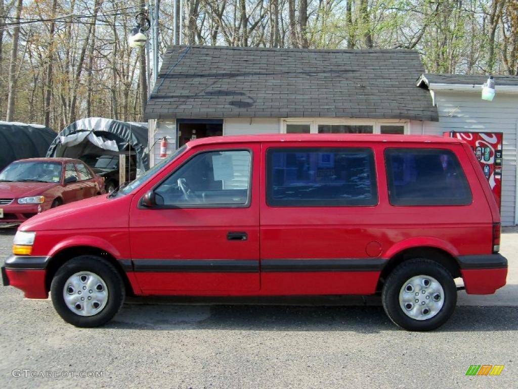 1994 Caravan  - Poppy Red / Gray photo #8