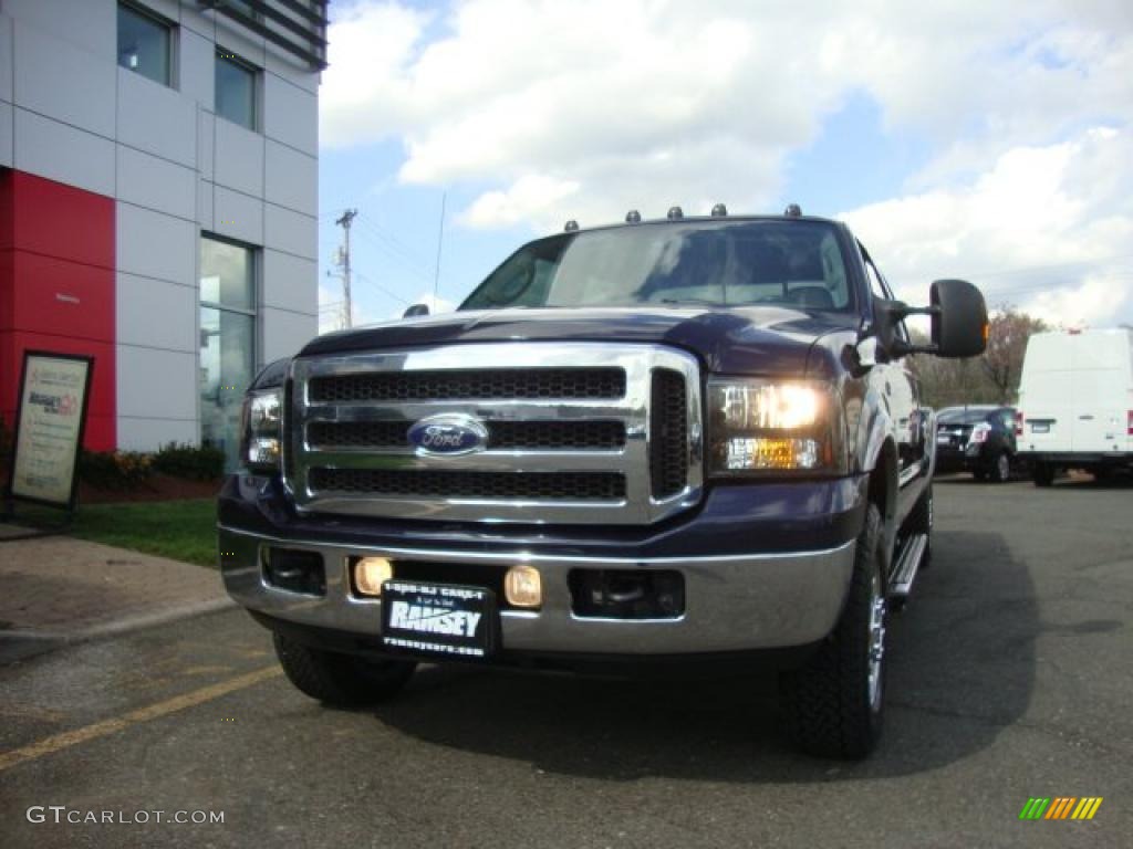 True Blue Metallic Ford F250 Super Duty