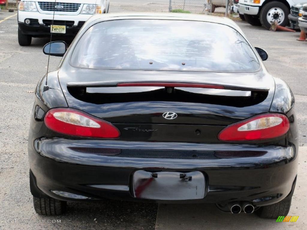 1998 Tiburon  - Jet Black / Gray photo #4