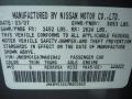  2007 M 45 Sport Sedan Diamond Graphite Metallic Color Code WV2