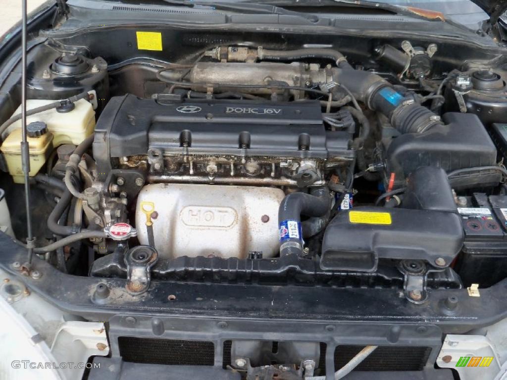 1998 Hyundai Tiburon Standard Tiburon Model 2.0 Liter DOHC 16-Valve 4 Cylinder Engine Photo #48559673
