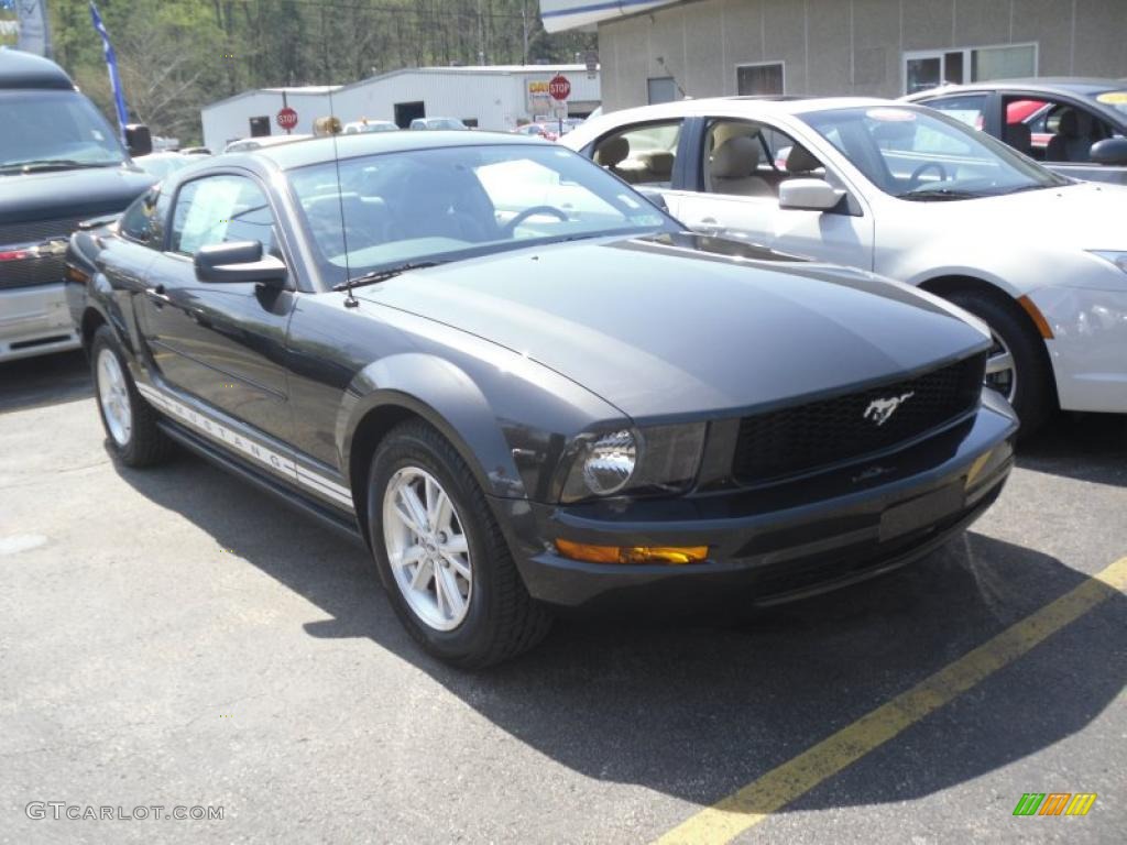 2008 Mustang V6 Deluxe Coupe - Alloy Metallic / Light Graphite photo #1