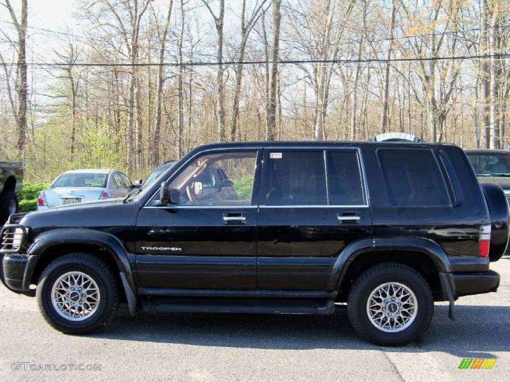 2000 Trooper S 4x4 - Ebony Black / Beige photo #7