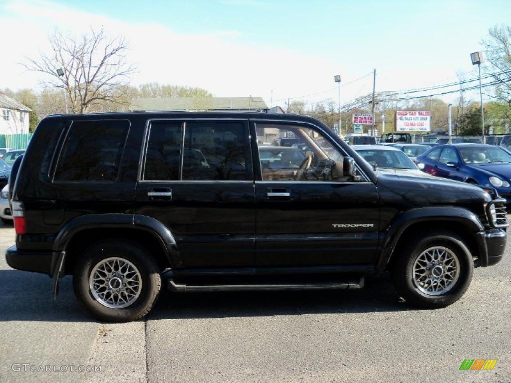 2000 Trooper S 4x4 - Ebony Black / Beige photo #8