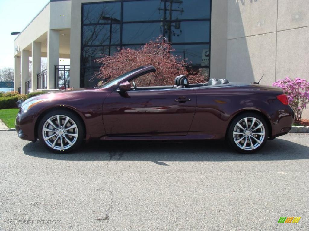 Midnight Red Garnet 2010 Infiniti G 37 S Sport Convertible Exterior Photo #48561455