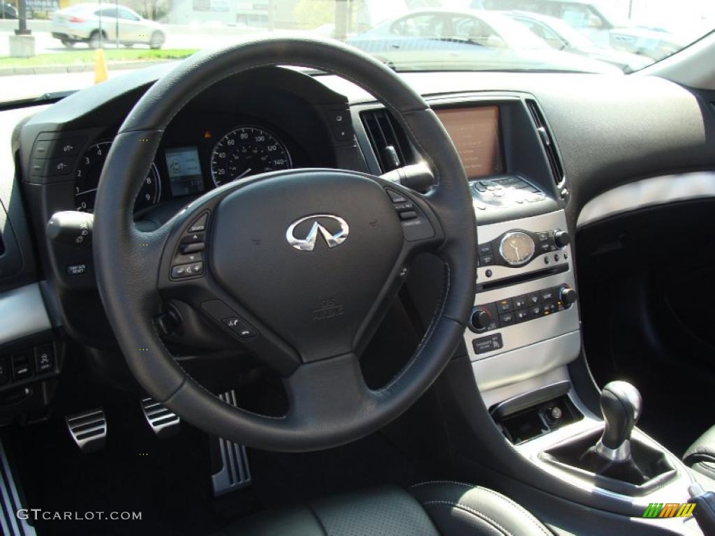 2010 Infiniti G 37 S Sport Convertible Graphite Dashboard Photo #48561522