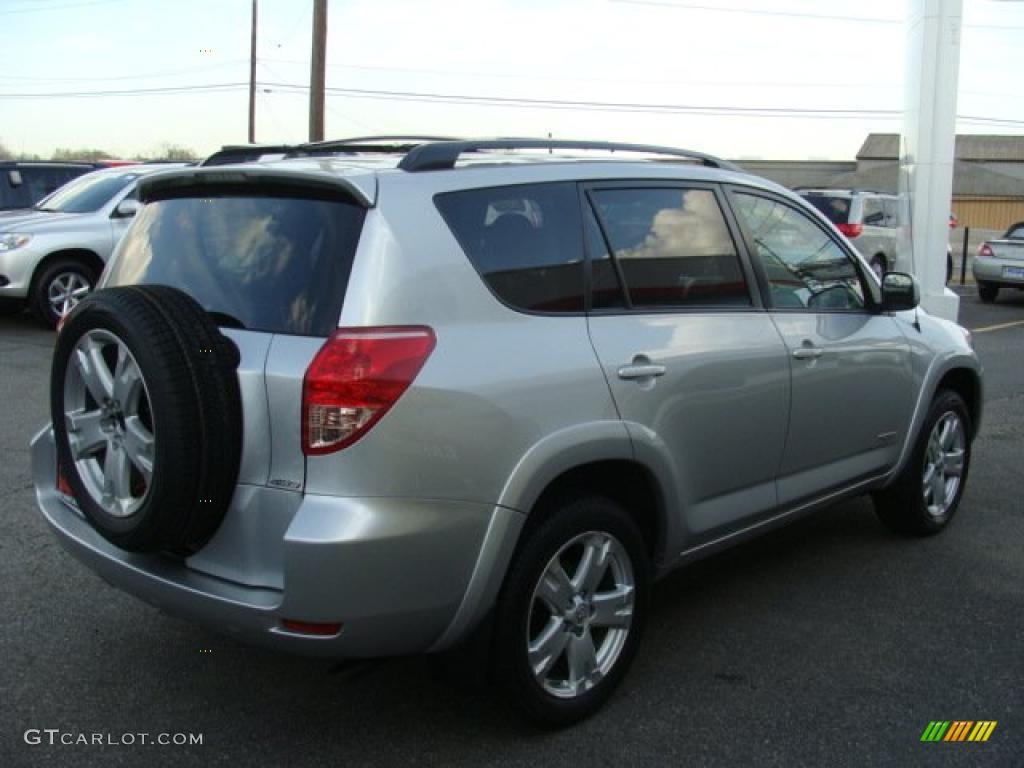 2008 RAV4 Sport 4WD - Classic Silver Metallic / Dark Charcoal photo #4