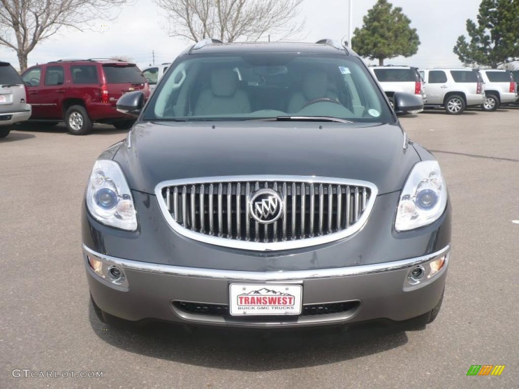 2011 Enclave CXL AWD - Cyber Gray Metallic / Ebony/Ebony photo #2