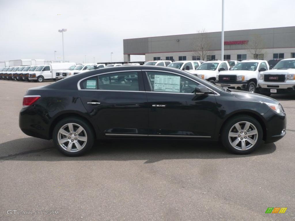 2011 LaCrosse CXL AWD - Carbon Black Metallic / Ebony photo #3