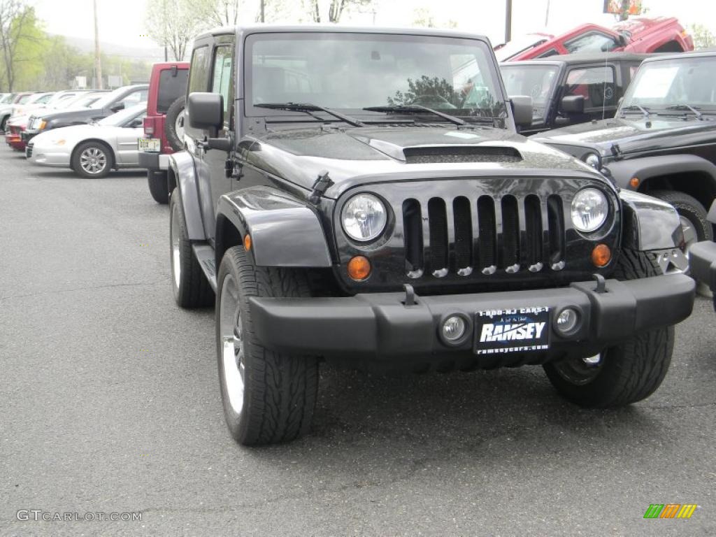 Black 2008 Jeep Wrangler Sahara 4x4 Exterior Photo #48563947