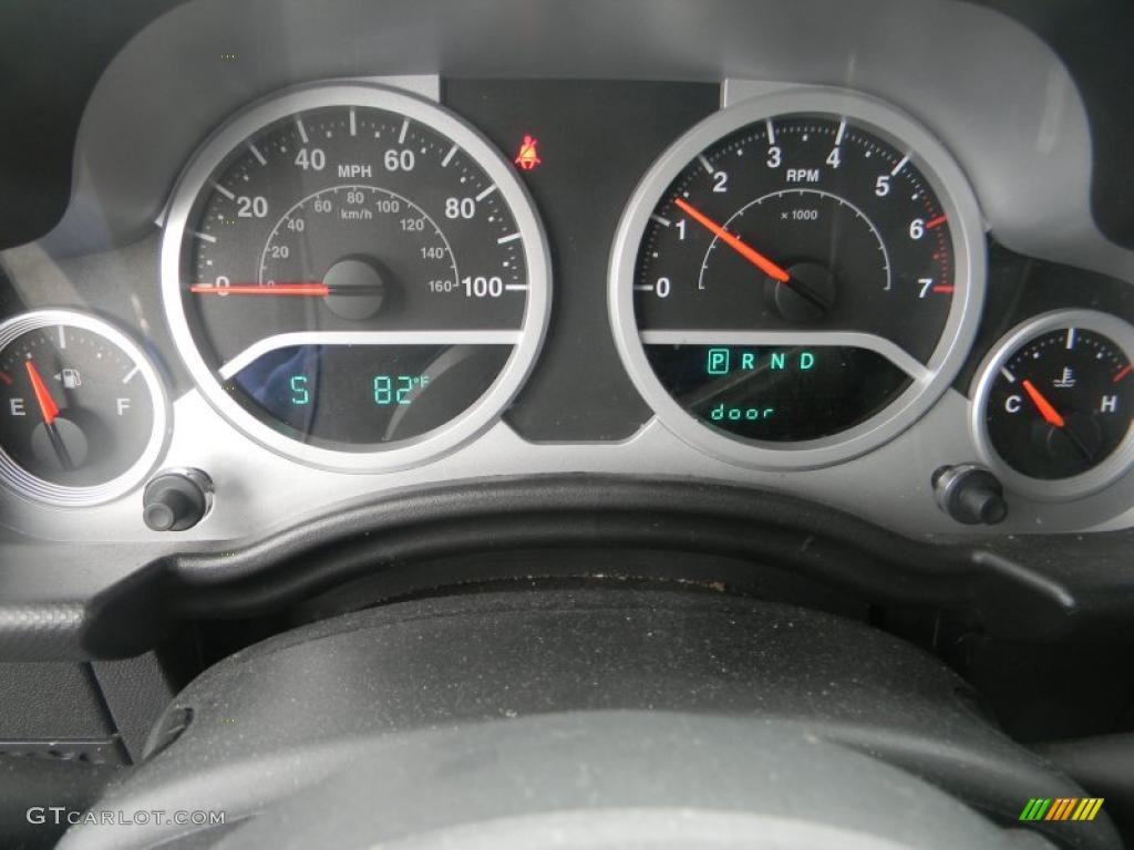 2008 Jeep Wrangler Sahara 4x4 Gauges Photos
