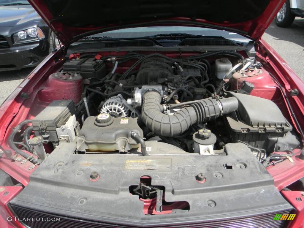2007 Mustang V6 Deluxe Coupe - Redfire Metallic / Dark Charcoal photo #7