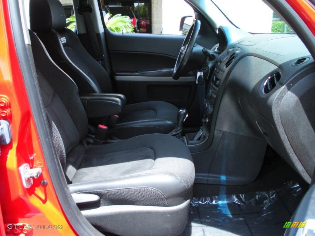 Ebony Black Interior 2008 Chevrolet HHR SS Photo #48564700