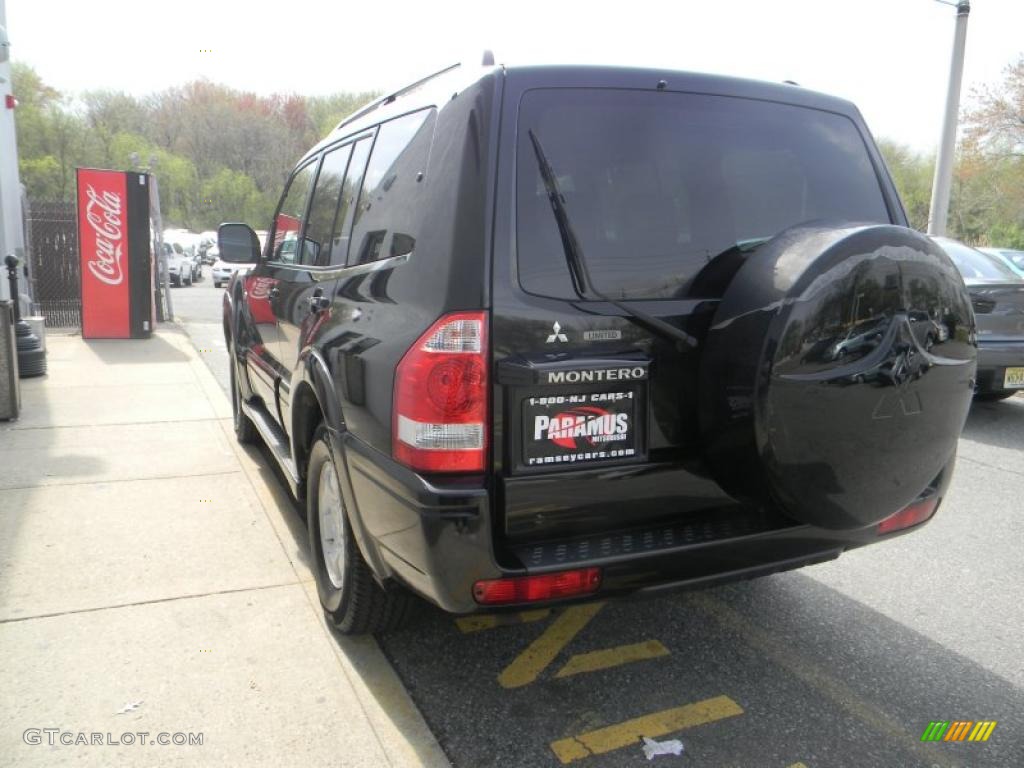 2004 Montero Limited 4x4 - Solano Black Pearl / Charcoal photo #6