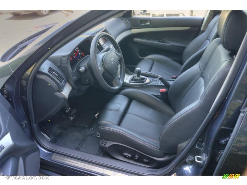 Graphite Black Interior 2007 Infiniti G 35 S Sport Sedan Photo #48565168