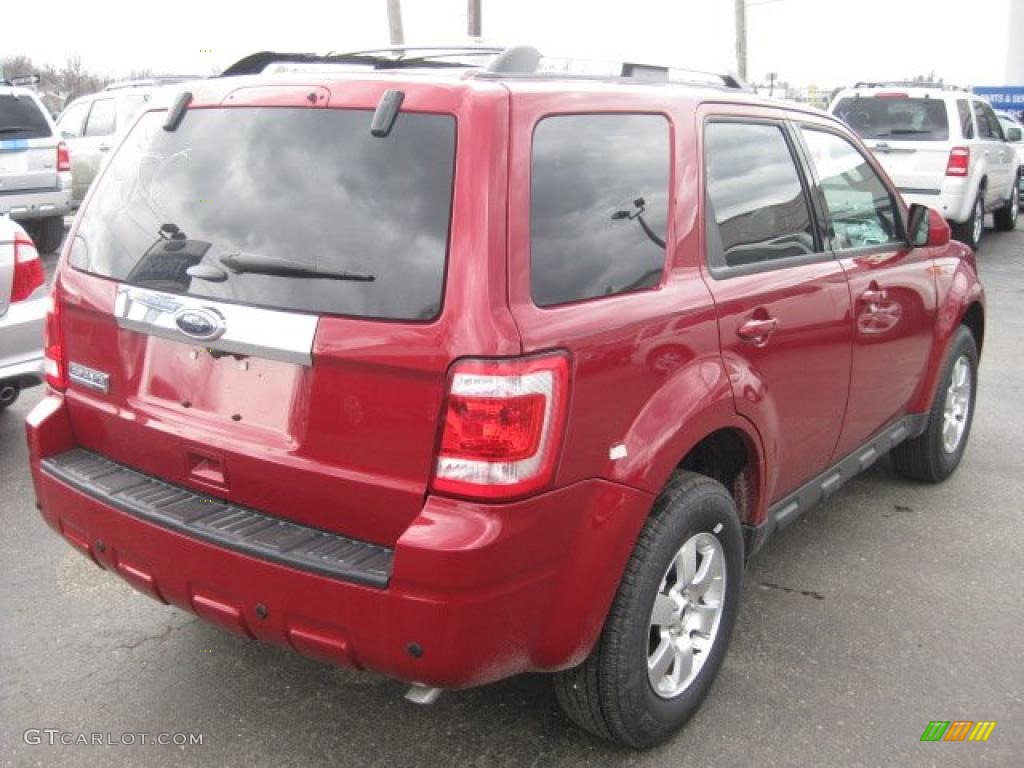 2011 Escape Limited - Sangria Red Metallic / Charcoal Black photo #4