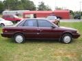 1991 Dark Red Pearl Metallic Toyota Camry Deluxe Sedan  photo #4