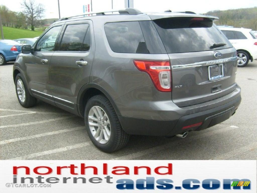 2011 Explorer XLT 4WD - Sterling Grey Metallic / Charcoal Black photo #5