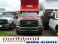 Vermillion Red - F450 Super Duty XL Regular Cab 4x4 Dually Dump Truck Photo No. 2
