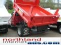 2011 Vermillion Red Ford F450 Super Duty XL Regular Cab 4x4 Dually Dump Truck  photo #4