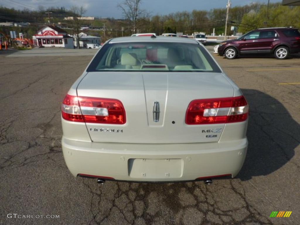 2008 MKZ AWD Sedan - Light Sage Metallic / Sand photo #3