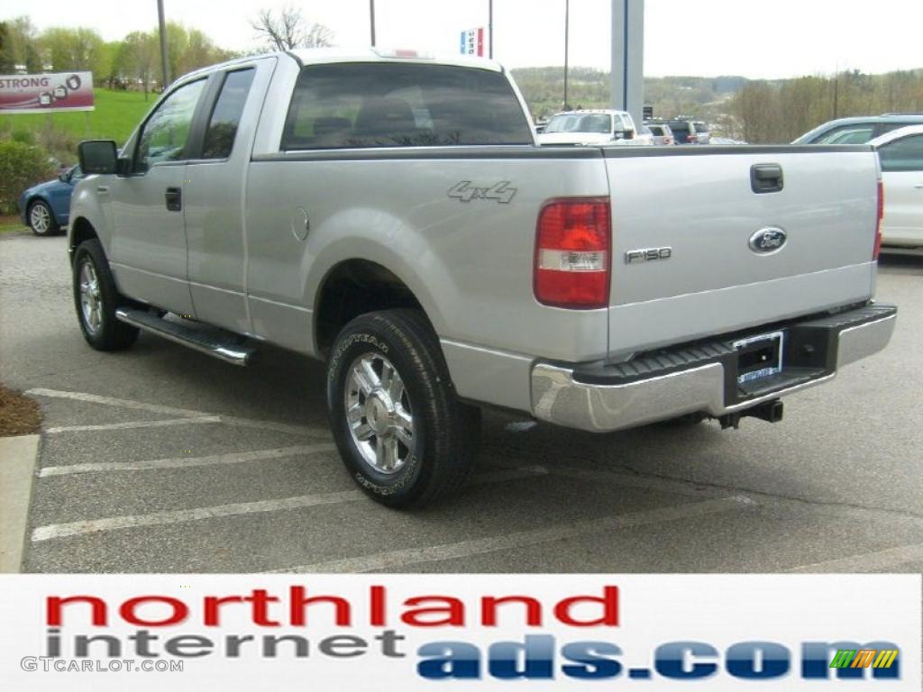 2006 F150 XLT SuperCab 4x4 - Silver Metallic / Medium Flint photo #5