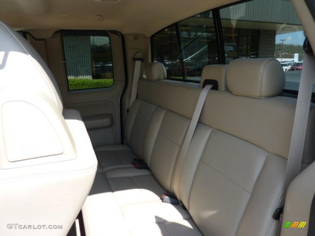 2005 F150 Lariat SuperCab 4x4 - Oxford White / Tan photo #12