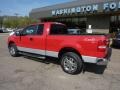 2007 Bright Red Ford F150 XLT SuperCab 4x4  photo #2