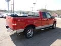 2007 Bright Red Ford F150 XLT SuperCab 4x4  photo #4
