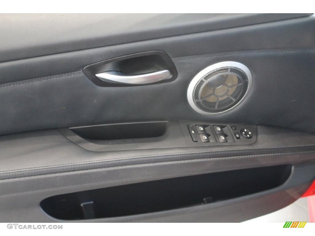 2008 BMW M3 Sedan Black Door Panel Photo #48570629