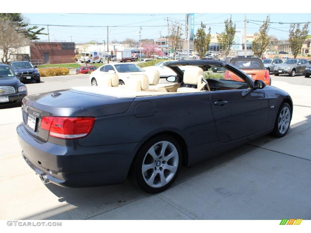 2008 3 Series 335i Convertible - Sparkling Graphite Metallic / Cream Beige photo #6