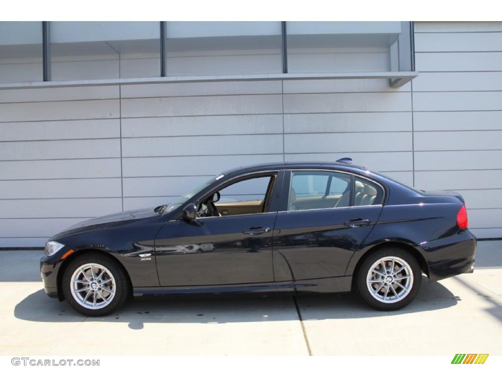 2010 3 Series 328i xDrive Sedan - Monaco Blue Metallic / Beige photo #3