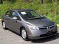 Galaxy Gray Metallic - Civic Hybrid Sedan Photo No. 4