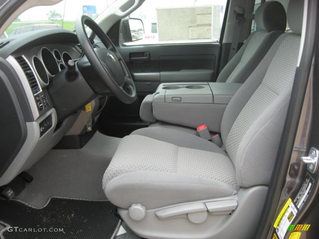 Graphite Gray Interior 2011 Toyota Tundra TSS CrewMax 4x4 Photo #48572438