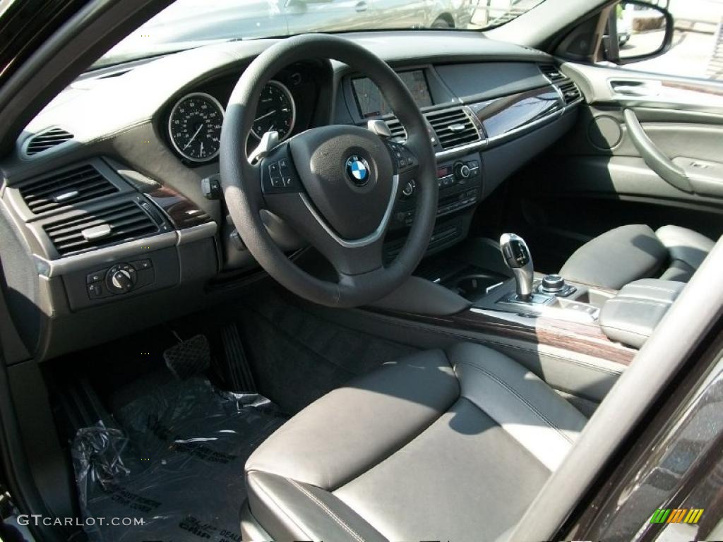 Black Interior 2010 BMW X6 xDrive50i Photo #48573320
