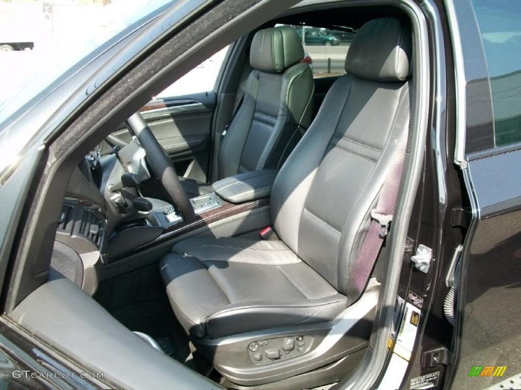 Black Interior 2010 BMW X6 xDrive50i Photo #48573350