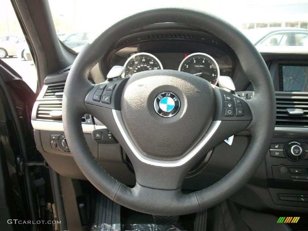 2010 BMW X6 xDrive50i Steering Wheel Photos