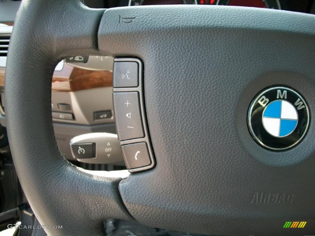 2008 7 Series 750Li Sedan - Sterling Grey Metallic / Flannel Grey photo #15
